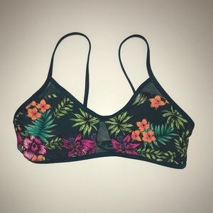 Tropical bikini top